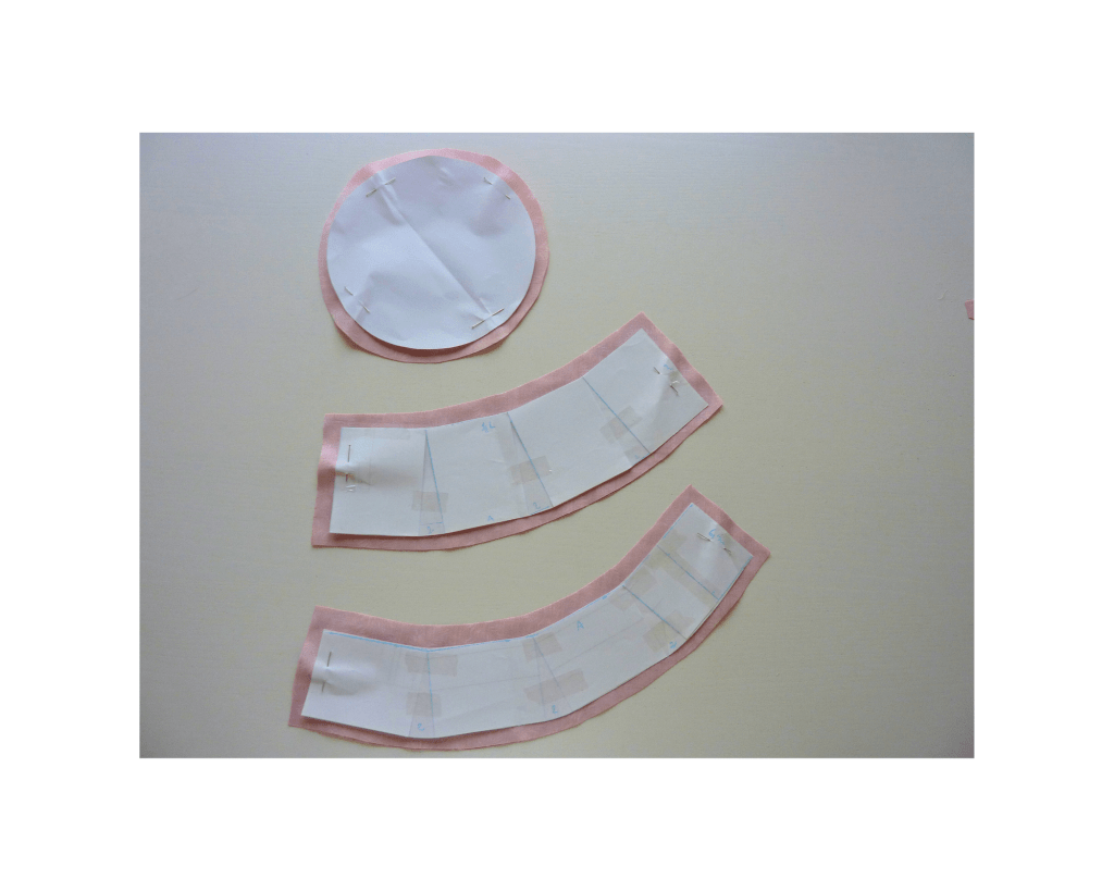 piazzamento cartamodello sul tessuto