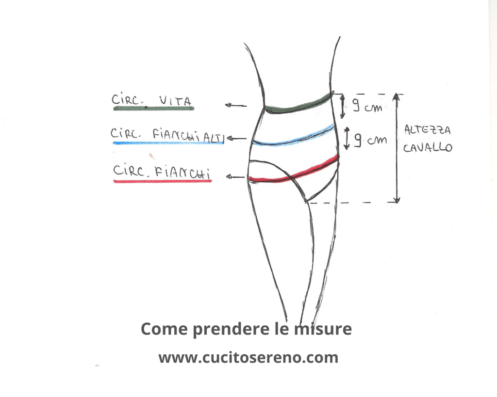 Come prendere le misure necessarie per la creazione di un paio di leggings